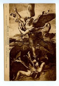 499268 RAFFAELLO Raphael Santi archangel St. Michael Vanquishing DEMON Satan