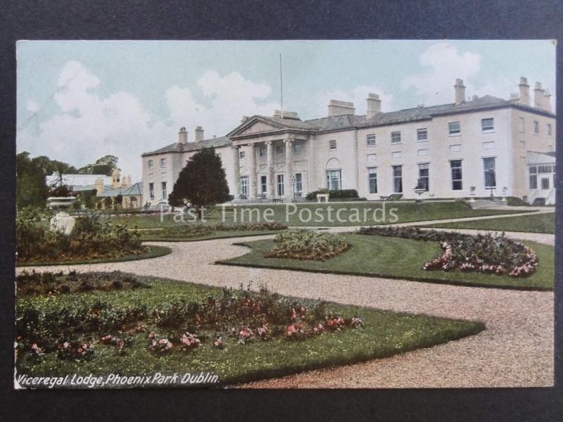 Ireland DUBLIN Viceregal Lodge, Phoenix Park - Old Postcard by Lawrence