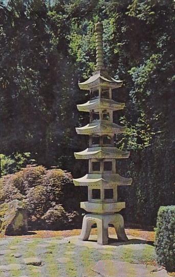 In The Japanese Garden At Portland Oregon 1976