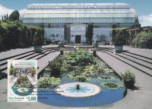 Wintergardens Auckland New Zealand Rare Postcard First Day Cover