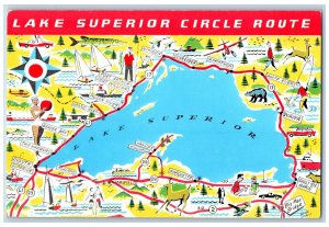 Fort Williams Ontario Canada Postcard Lake Superior Circle Route c1950's