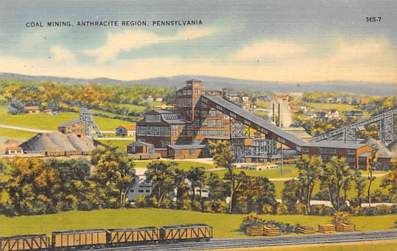 Coal Mine Anthracite Region, Pennsylvania YSA Mining Unused 