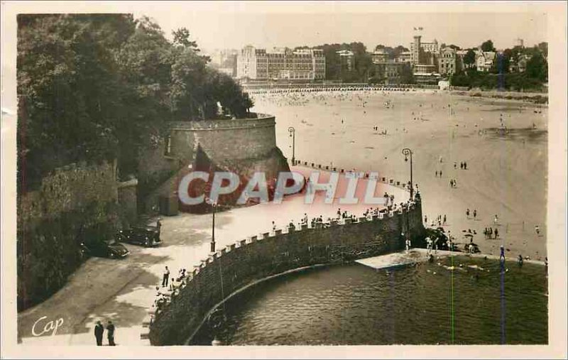 Postcard Modern Lock Dinard the Beach and Promenade des Allies