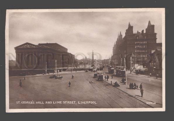 089703 UK St.Georges hall & Lime street Liverpool Vintage PC