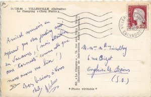 CPA VILLERVILLE Le Camping Cheu Pierre (1229709)