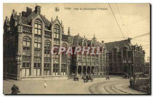 Old Postcard Liege Hotel Provincial Government