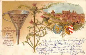 Lot143 nurnberg vom hallertor germany coat of arms verstands trichterm novelty