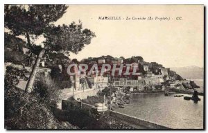 Postcard Old Marseille The Corniche The Prophet