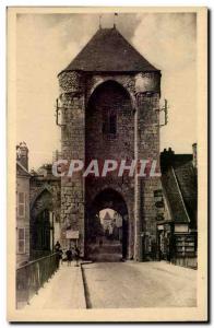 Moret - The Gate of Burgundy - Old Postcard