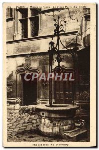 Old Postcard Paris Musee De Cluny Le Vieux Puits