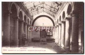 Old Postcard The Gers Barbotan Les Thermes Interior Des Bains Clairs