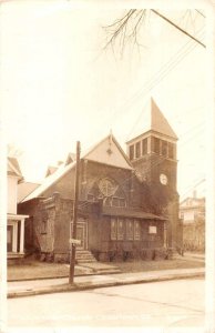 Cedartown Georgia Presbyterian Church Real Photo Vintage Postcard AA23415