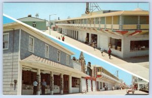 1950's OCEAN CITY MARYLAND BOARDWALK TRIMPER'S AMUSEMENTS HAUNTED HOUSE POSTCARD