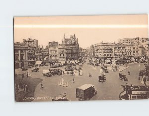 Postcard Piccadilly Circus London England