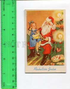 275587 CHRISTMAS Joulupukki SANTA CLAUS Miniature card