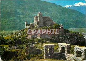 Modern Postcard Zion Chateau de Valere Fete Federal Swiss costume Lausanne