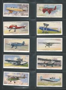 GB 1935 Plane | Aeroplane | Player Cigarettes Cards. Complete Series of 50