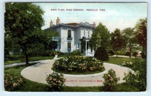 NASHVILLE, TN Tennessee ~ WARD SEMINARY 1909  Kropp  Postcard