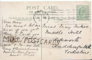 Genealogy Postcard - Tinker? - Hepworth - Huddersfield - Yorkshire - Ref 8768A