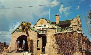 Nevada NV  Las Vegas & Ronopah Railroad~Train Depot~RHYOLITE GHOST TOWN Postcard