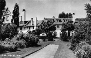 Scarborough Ontario Canada 1957 RPPC Real Photo Postcard Guild Inn & Gardens