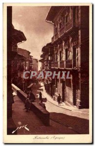 Old Postcard Spain Espana Spain Hondarribia