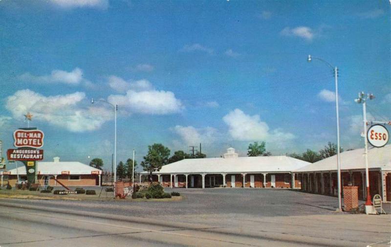Beebe Arkansas Bel Mar Motel Street View Vintage Postcard K90889