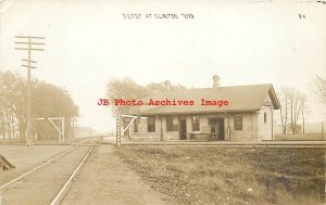 Depot, Wisconsin, Clinton Junction, RPPC, Chicago & North Western Railroad