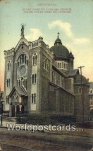 Notre Dame de Lourdes Church Montreal Canada 1913 Missing Stamp 