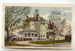 The Highland Club, Lowell, Massachusetts, Used 1916