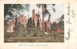 Lutherville Maryland Maryland College Vintage Postcard AA28842