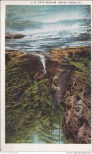 New York Watkins Glen Cathedral Rapids Curteich