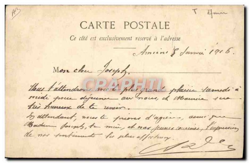 Old Postcard Prize & # 39Amour