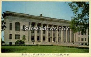 Mecklenburg County Court House in Charlotte, North Carolina