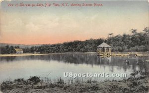 Shawanga Lake - High View, New York NY Postcard