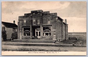 K11/ Border City New York Postcard c10 Serven Brothers Coal General Store 405