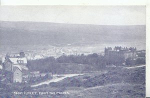 Yorkshire Postcard - Ilkley From The Moors - Ref 21232A