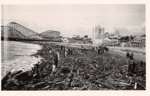 Long Beach California Flood Disaster 1938 Real Photo Vintage Snapshot AA6974 