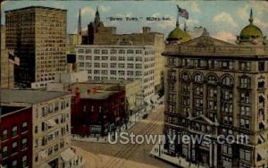 Downtown - MIlwaukee, Wisconsin WI Postcard