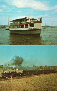 Vintage Postcard MVS Dolly Madison Riverboat Inc. Essex Connecticut CT By CSCP