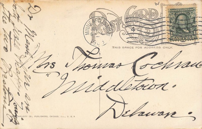 Rome's Vineyard Restaurant Interior Rome Hotel Omaha Nebraska 1908 postcard