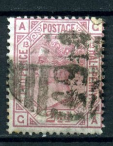 509555 Great Britain 1876 year Queen Victoria 21/2p used