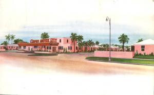 The Capri Motel and Restaurant - Jacksonville FL, Florida - pm 1956