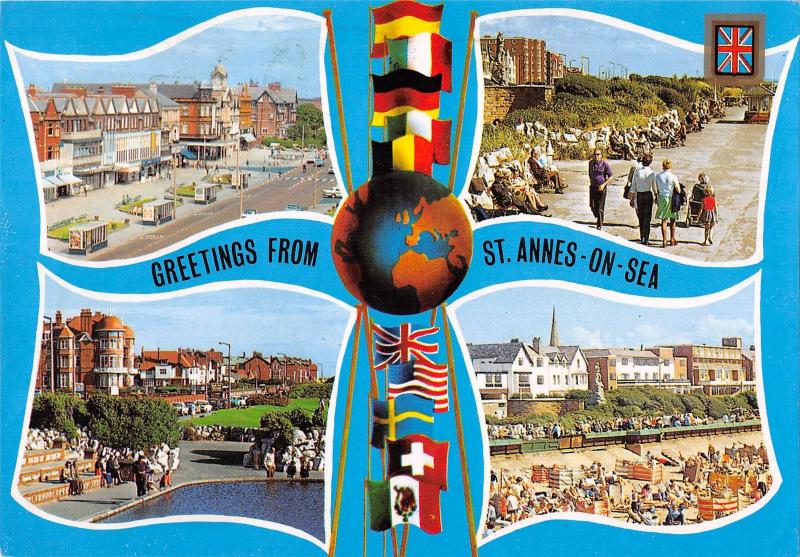 uk6757 greetings from st annes on sea    uk