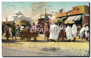 Old Postcard Tunis Tunisia