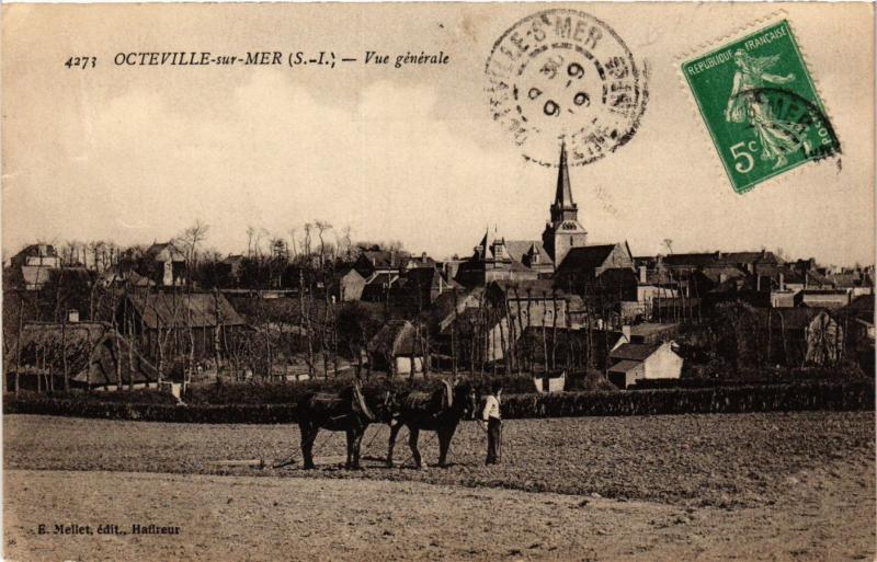 CPA OCTEVILLE-sur-MER Vue générale (348847)