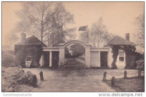 Virginia Mount Vernon Home Of George Washington North Lodge Gate