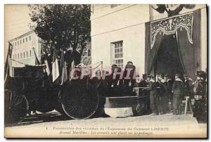 Old Postcard Funerals of victims of & # 39explosion Maritime Arsenal Liberte ...