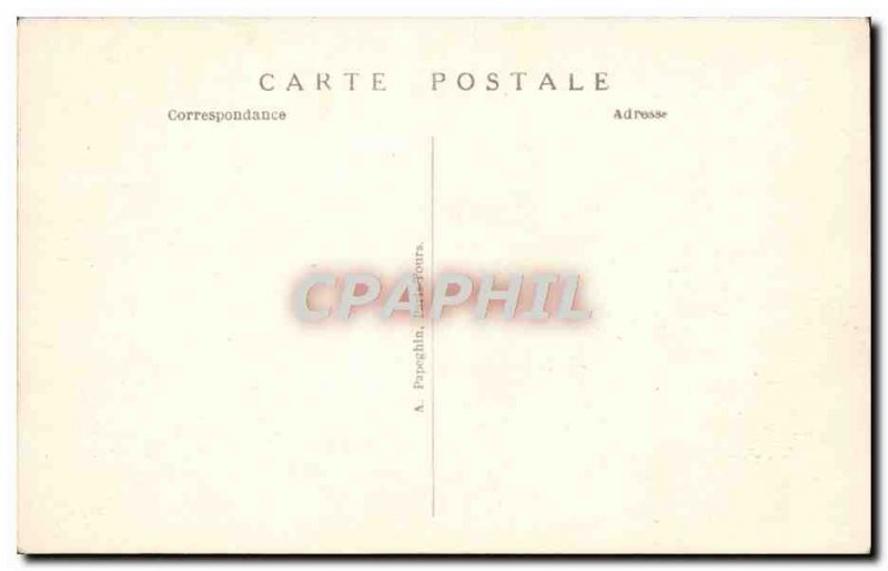 Old Postcard Night Paris Parc Monceau