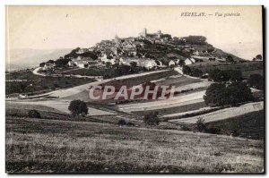 Vezelay Old Postcard General view